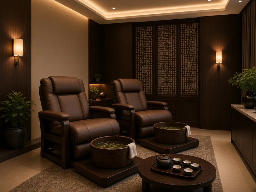 Phòng massage chân đôi